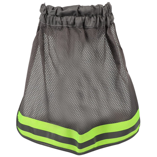 GLEAVI Protector Solar para Casco con Malla Sombra Reflectante para Cuello Accesorio de Seguridad para de Construcción Aumento de Visibilidad Transpirable y Ligero