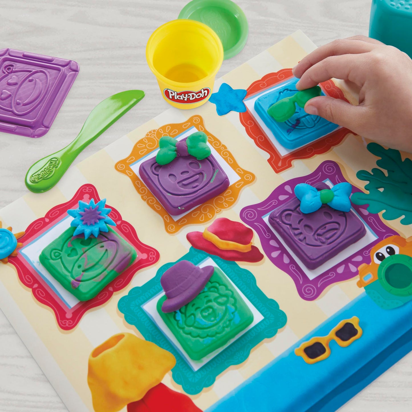 Set de Masas Play Doh Azul con Cámara Infantil y Accesorios para Niños y Niñas desde 2 Años