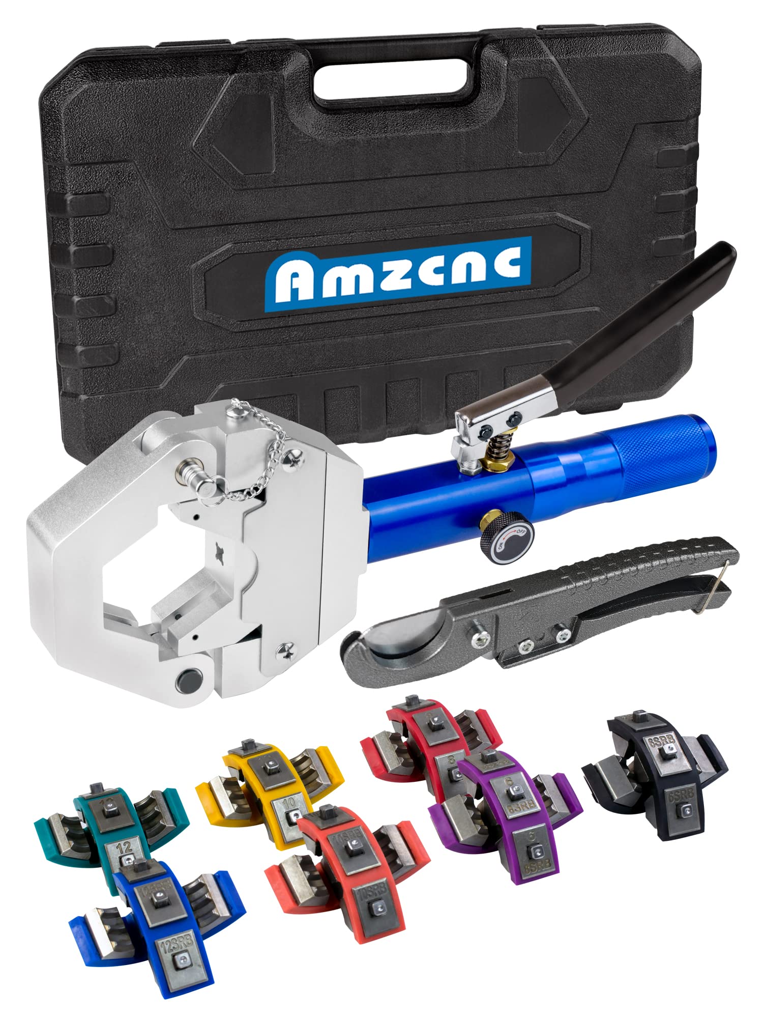 Kit de Crimpadora de Manguera Hidráulica AMZCNC 71500 para Reparación de Aire Acondicionado