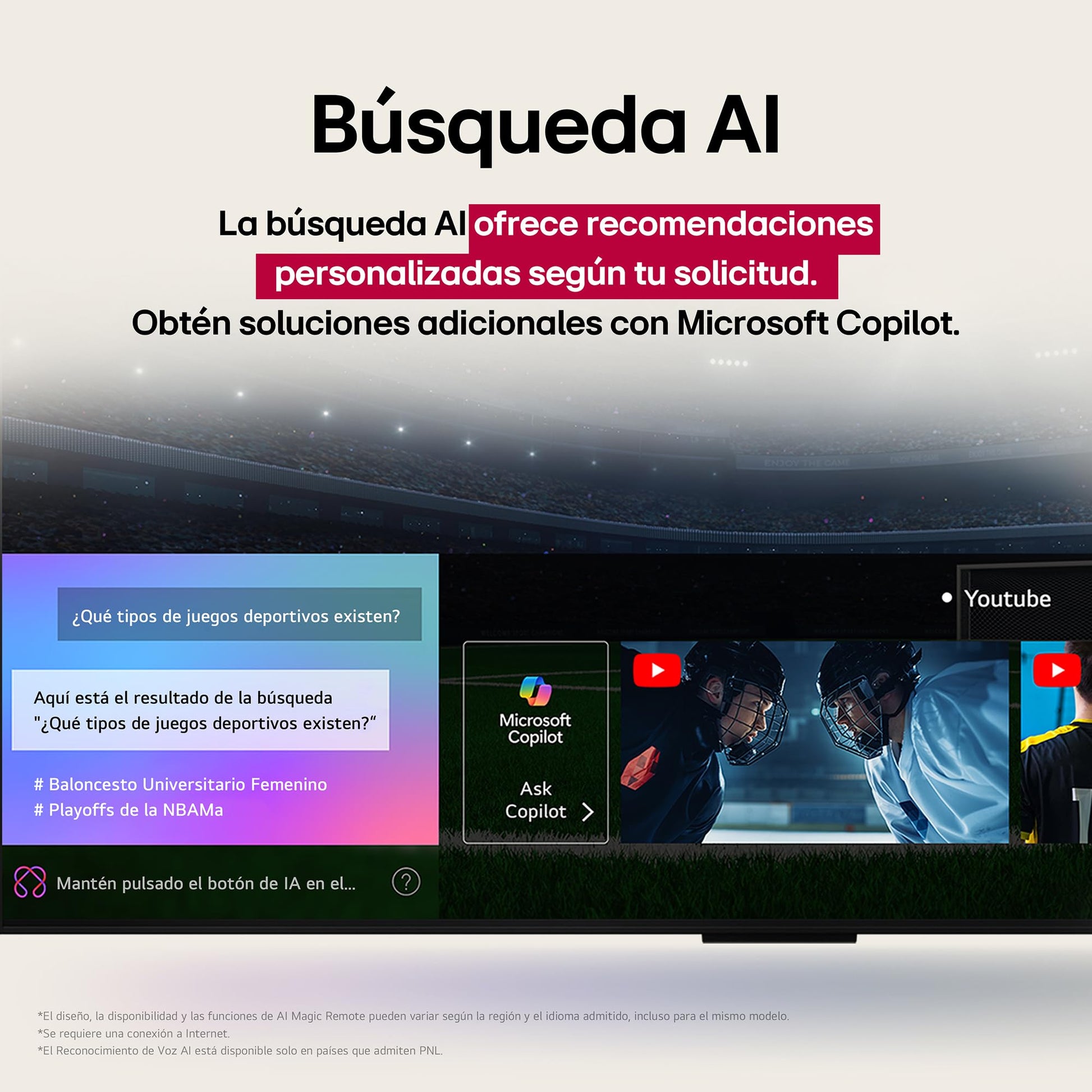 LG Pantalla 65 Pulgadas NanoCell AI NANO80 4K Smart TV 2025