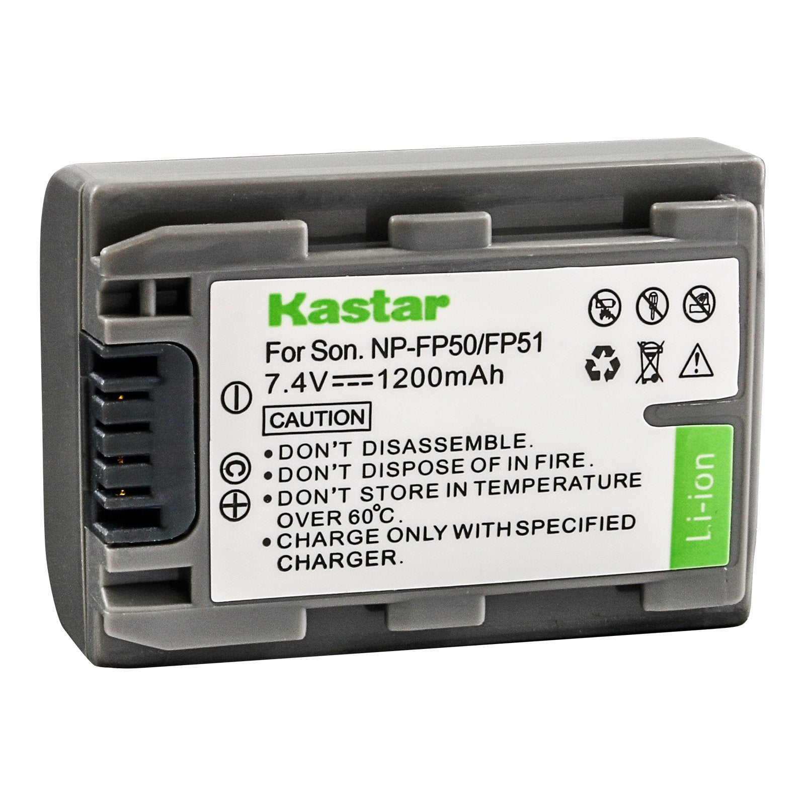 Batería Recargable de iones battery Pack para Sony NP-FP30, NP-FP50, NP-FP60, NP-FP70, NP-FP90 INFOLITHIUM P SERIES y Sony DCR-HC22, DCR-HC23, DCR-HC30, DCR-HC28, DCR-HC35, DCR-HC36, DCR-HC39, DCR-HC44, DCR-HC46, DCR-HC53, DCR-HC65, DCR-HC94, DCR-HC96, DC