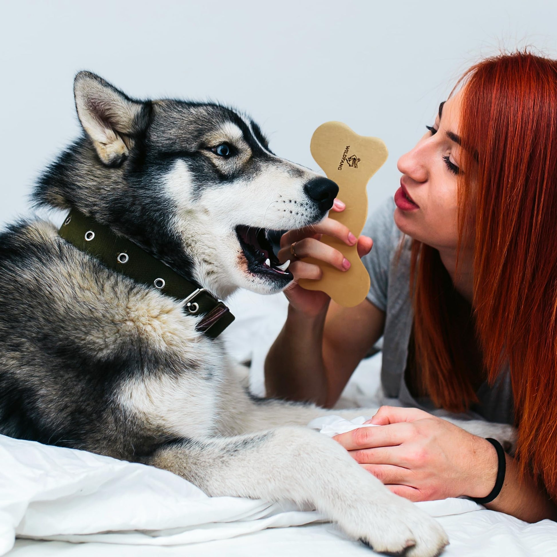 Huesos de Cuero Wildfang Huesos de Cuidado Dental para Perros
