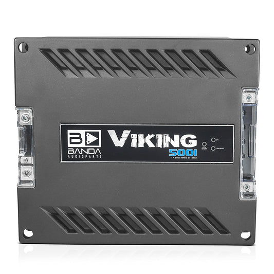 Amplificador de Graves Banda Viking5001 Negro Alta Potencia para Vehículo