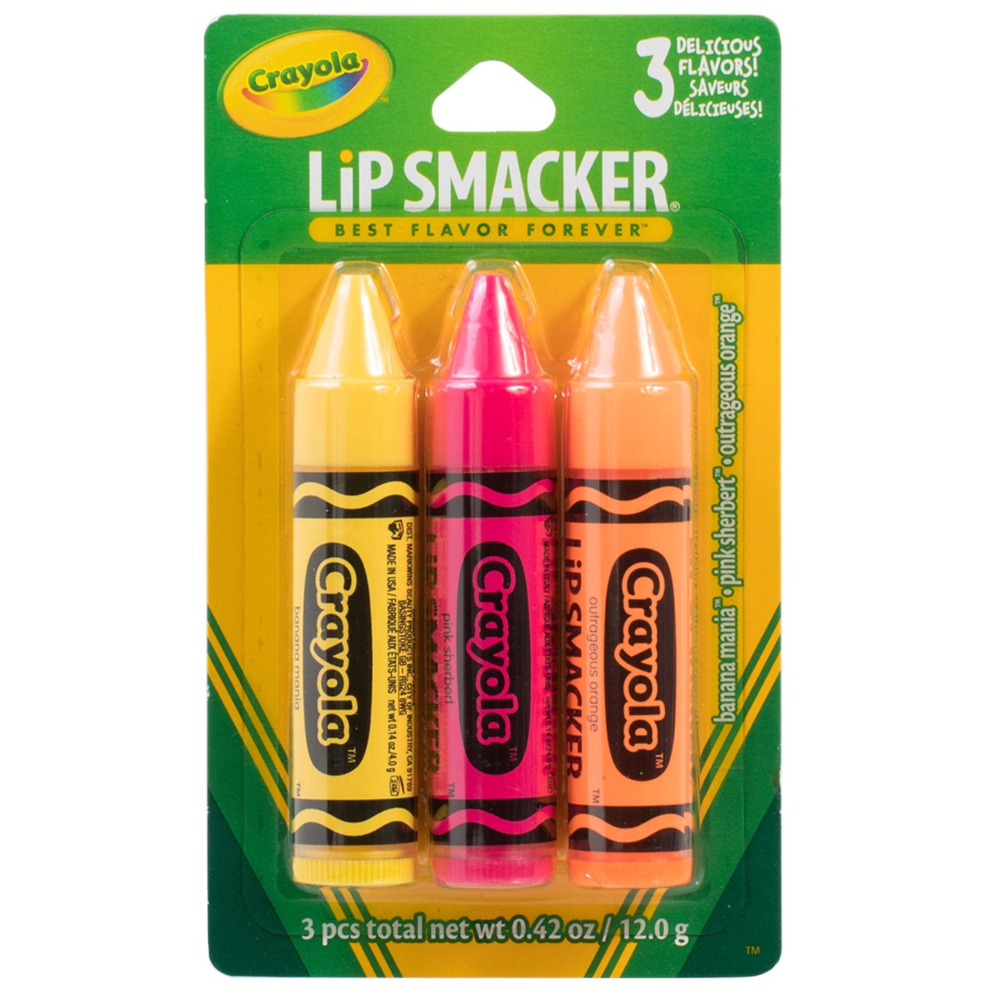 Bálsamo Labial Lip Smacker Crayola Colorido