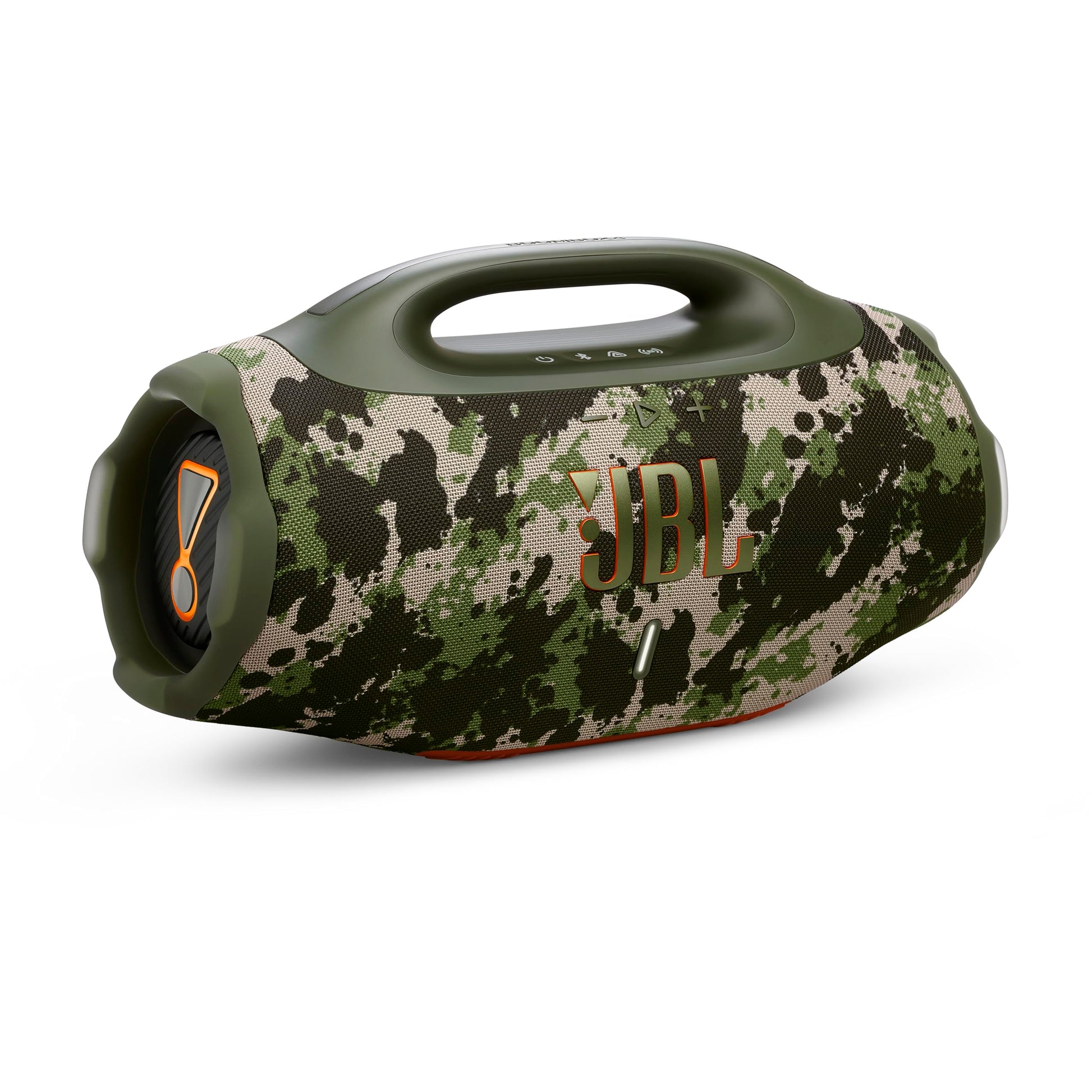 JBL Boombox 4 Bocina Portátil Bluetooth con Sonido Pro (AI Sound Boost), Resistente al Agua y Polvo IP68, hasta 34 Horas de reproducción, Auracast - Squad
