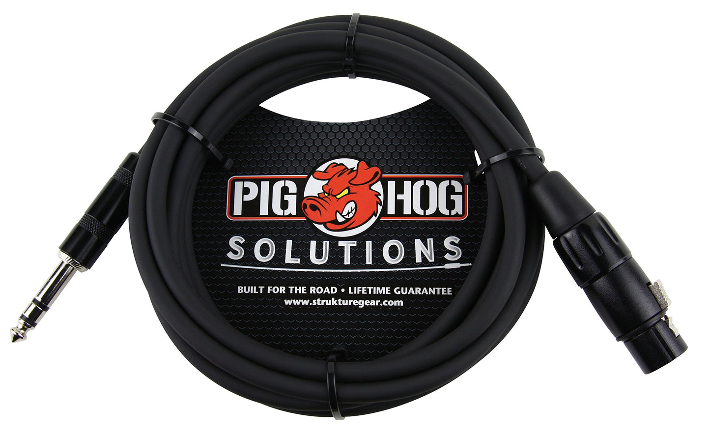 Amplificador Pig Hog ángulo Recto Cable de 6,35 mm a 6,35 mm 3 m para Guitarra