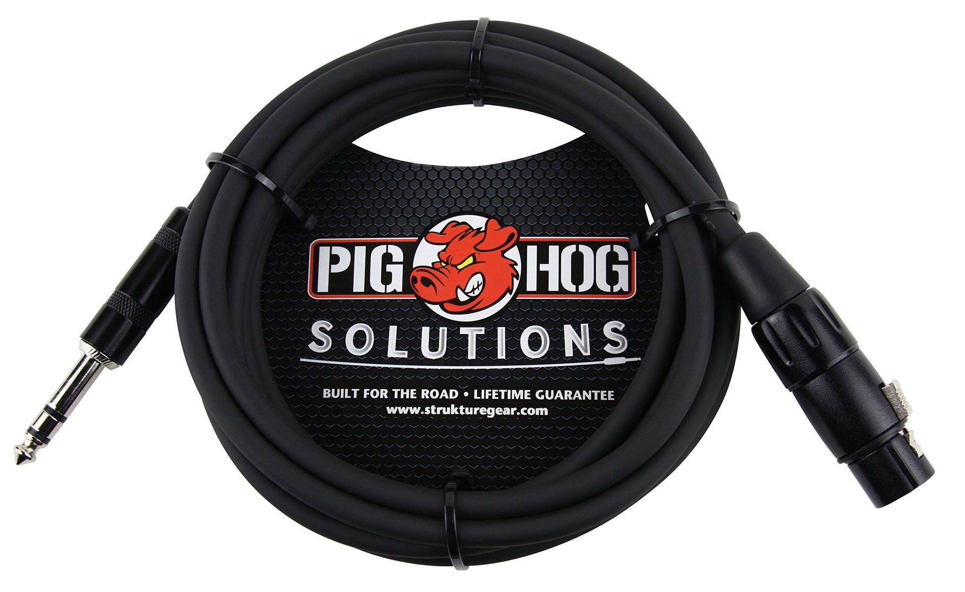 Amplificador Pig Hog ángulo Recto Cable de 6,35 mm a 6,35 mm 3 m para Guitarra