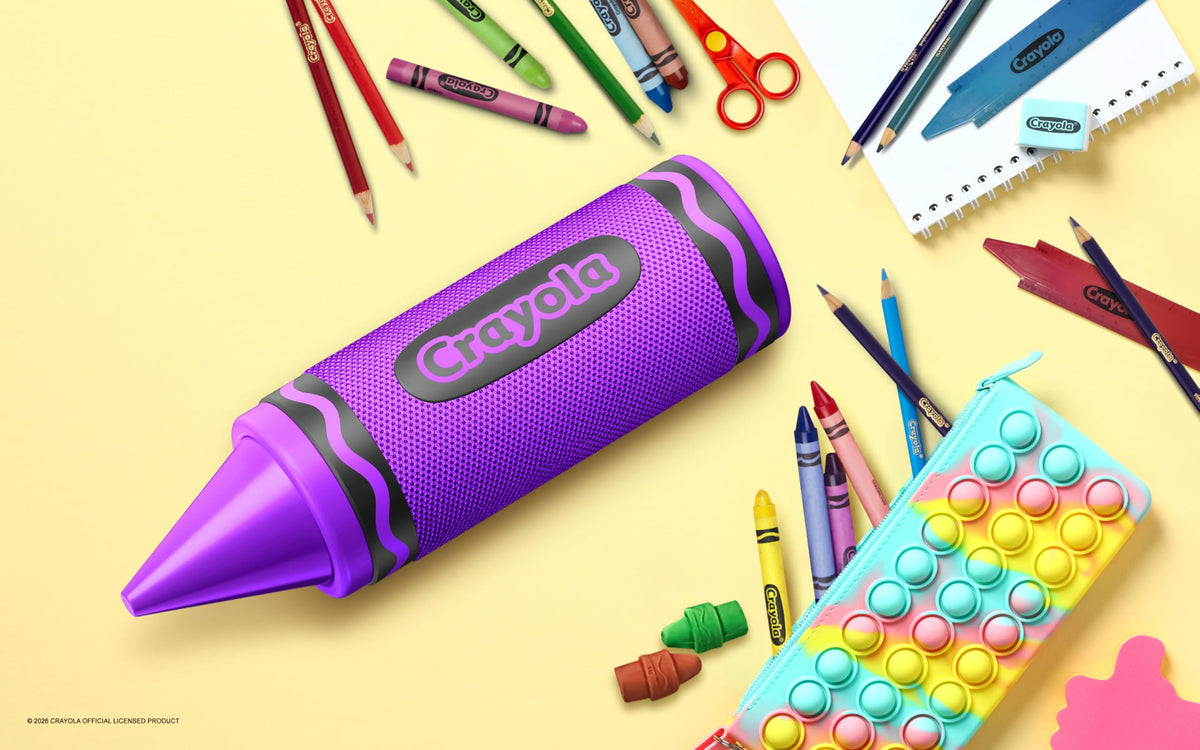 Altavoces Bluetooth Crayola Inalámbricos en Forma de Crayón con Sonido HD para Niños