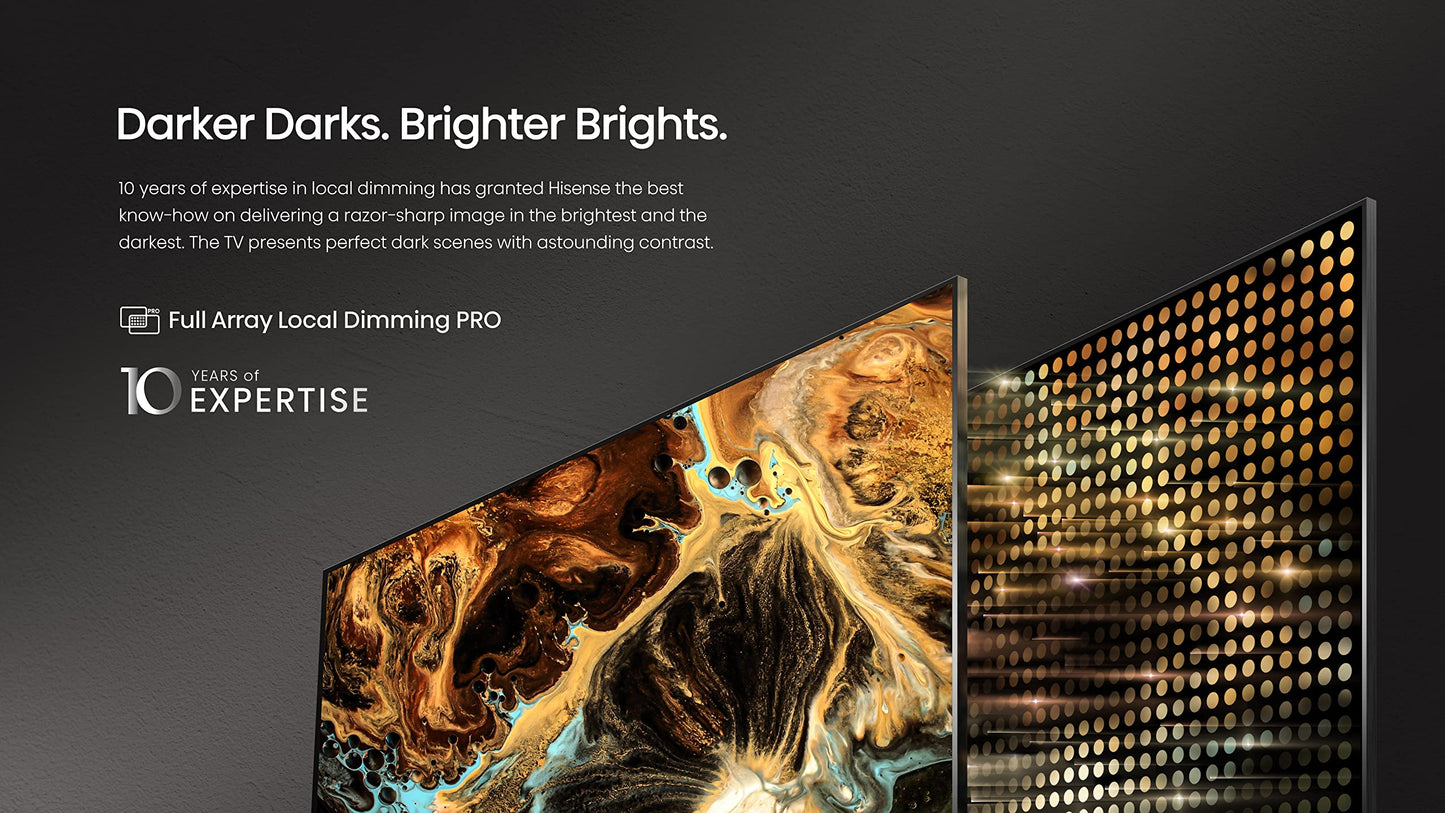Hisense ULED Premium U7H QLED Series 75 Pulgadas Clase Quantum Dot Google 4K Smart TV (75U7H, Modelo 2022)
