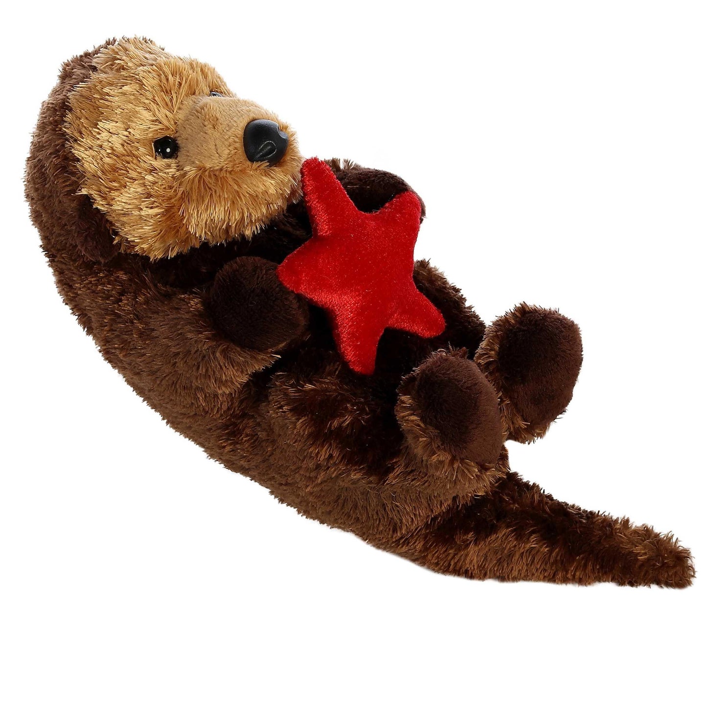 Peluche Otto the Otter Mini Flopsie con Estrella de Mar