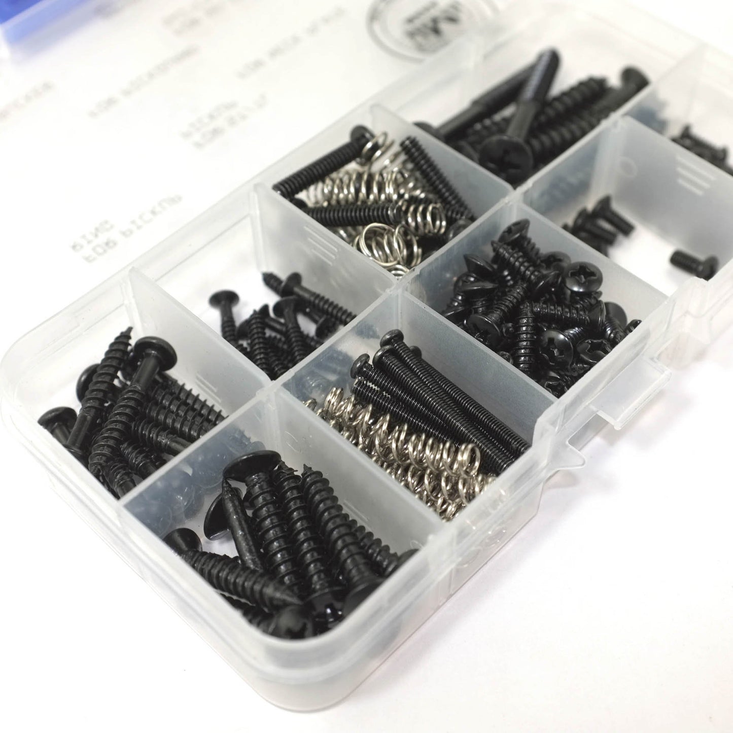 Maka surtidos guitarra Kit de tornillos, Negro