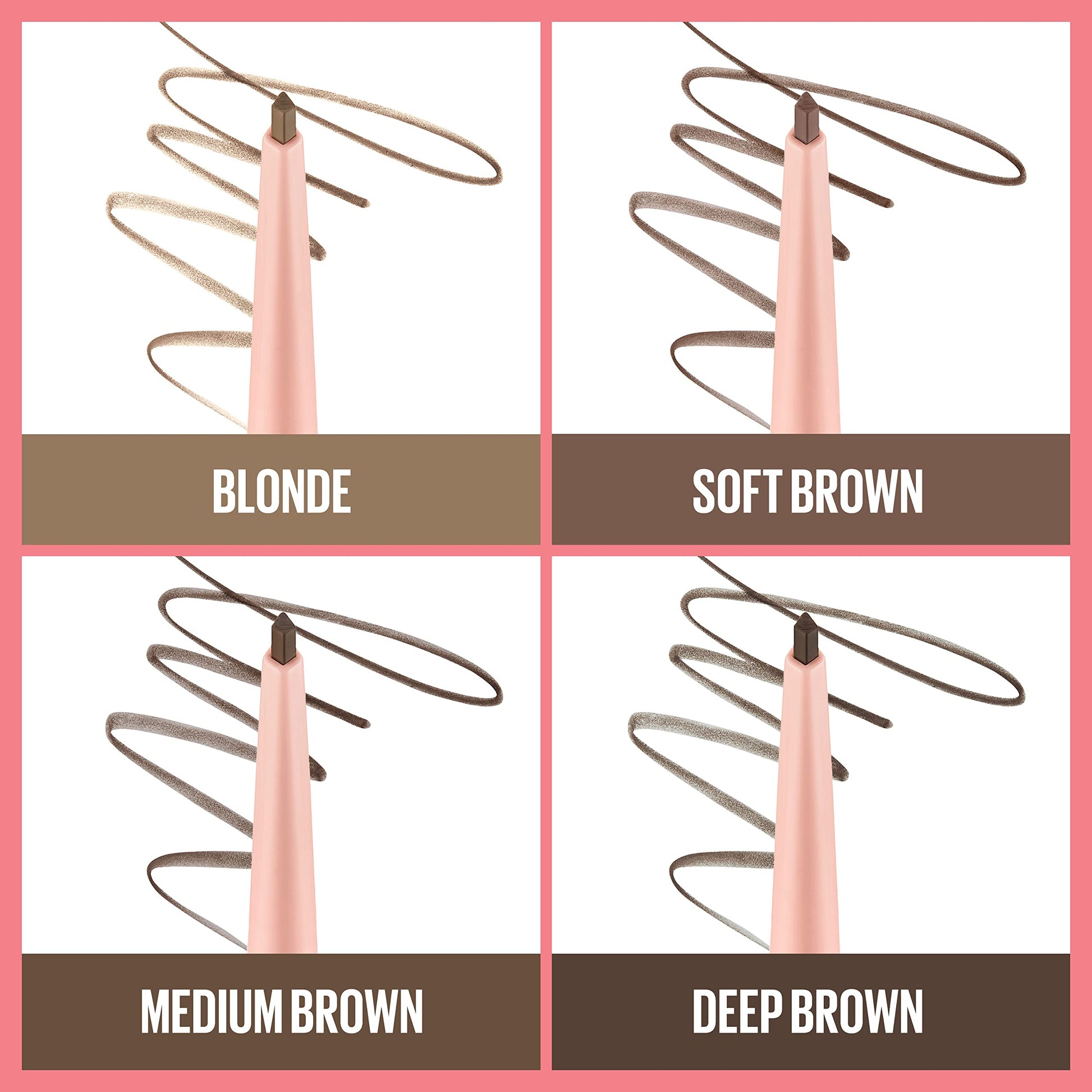 Lápiz para Cejas Maybelline Medium Brown Total Temptation