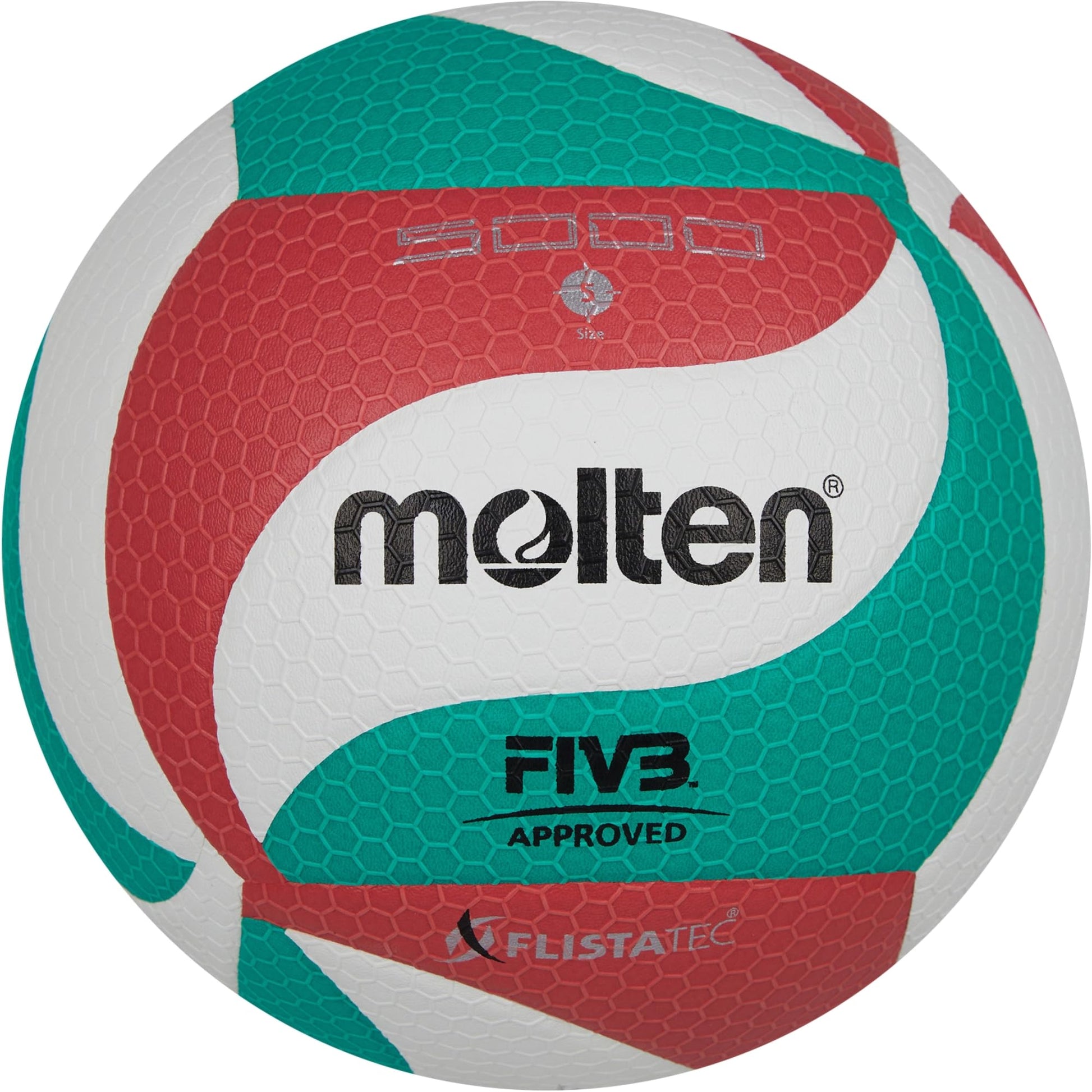 Balón de Voleibol Molten Blanco Verde Rojo 5