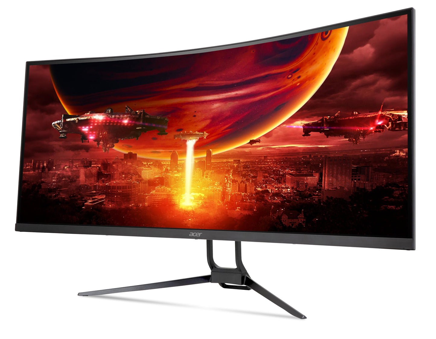 Acer Monitor Gaming Nitro de 34" Curvo UWQHD | Panel VA |Ultra-rápido | 180Hz | 0.5 ms (GTG min) | AMD FreeSync Premium | HDR10