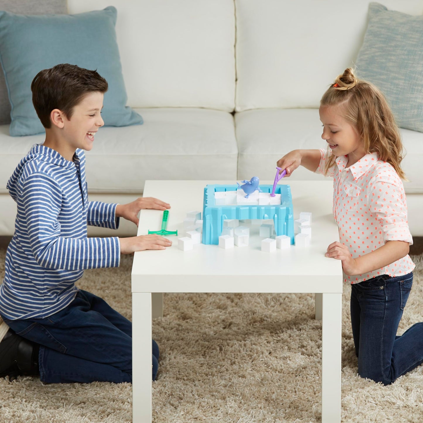 Hasbro Gaming Don't Break The Ice Juego Preescolar, Juegos de Mesa para niños a Partir de 3 años