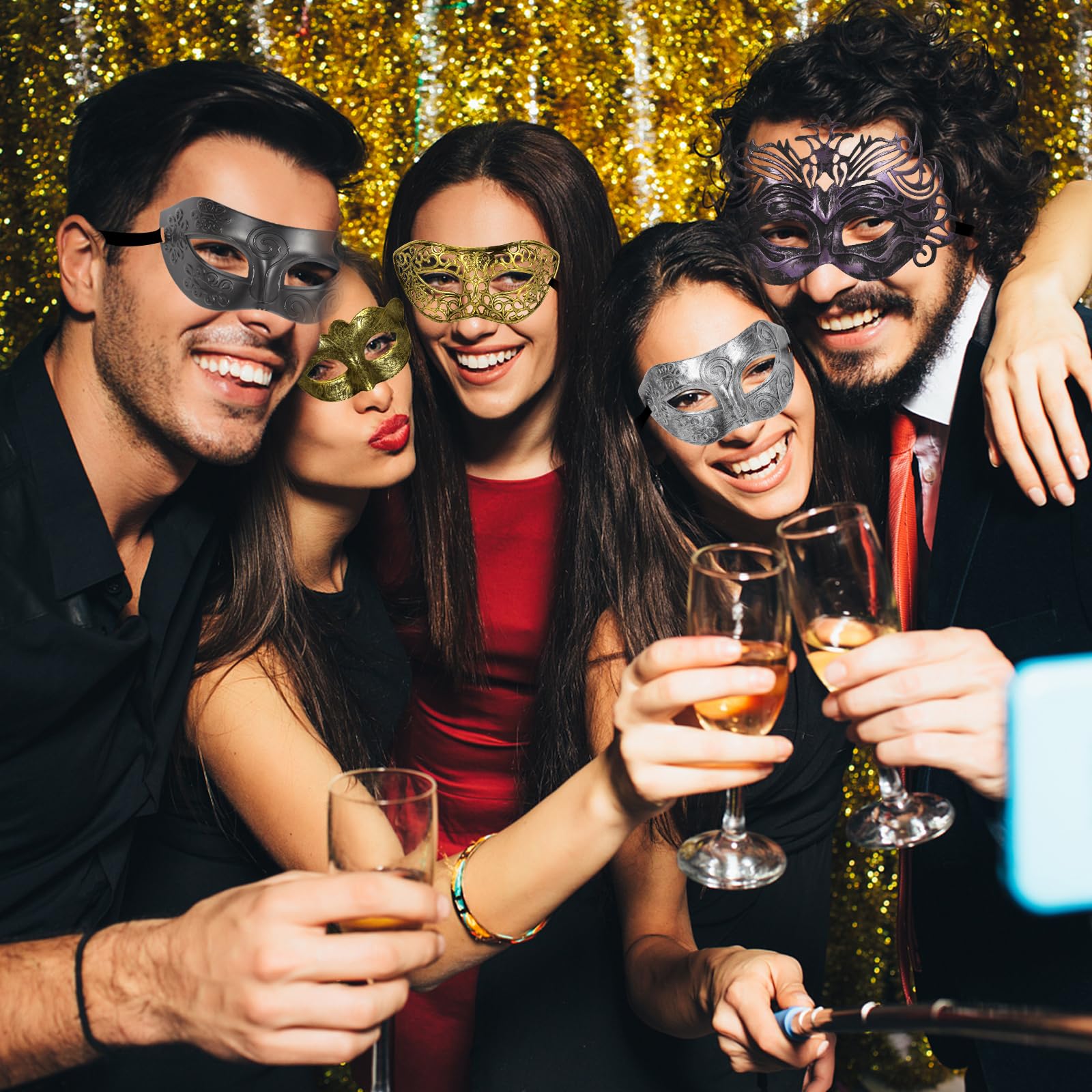 Máscaras Venecianas a Granel Multi para Mujeres, Hombres y Niños