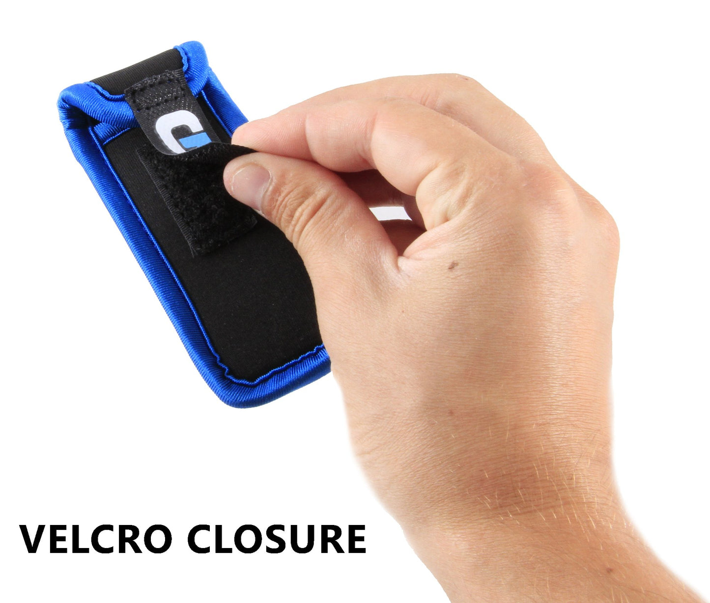Lip Balm Holder - Clip on Neoprene Chapstick Pouch Easily clips onto Backpack or belt for Convenient Travel and Storage - Carabiner Included