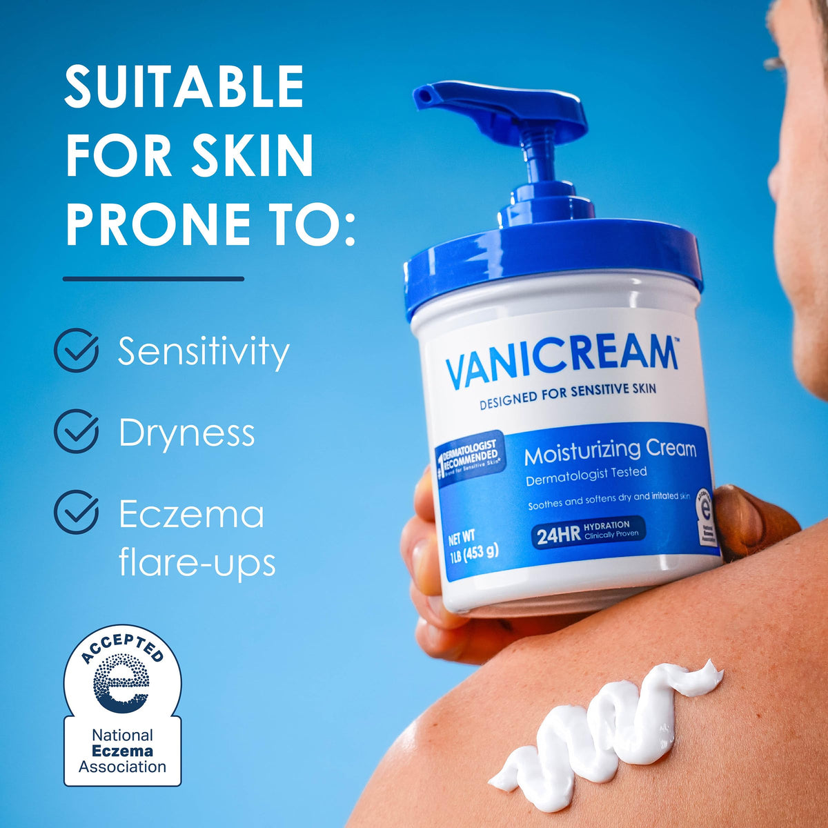 Vanicream Moisturizing Cream with Pump, 16 Ounce