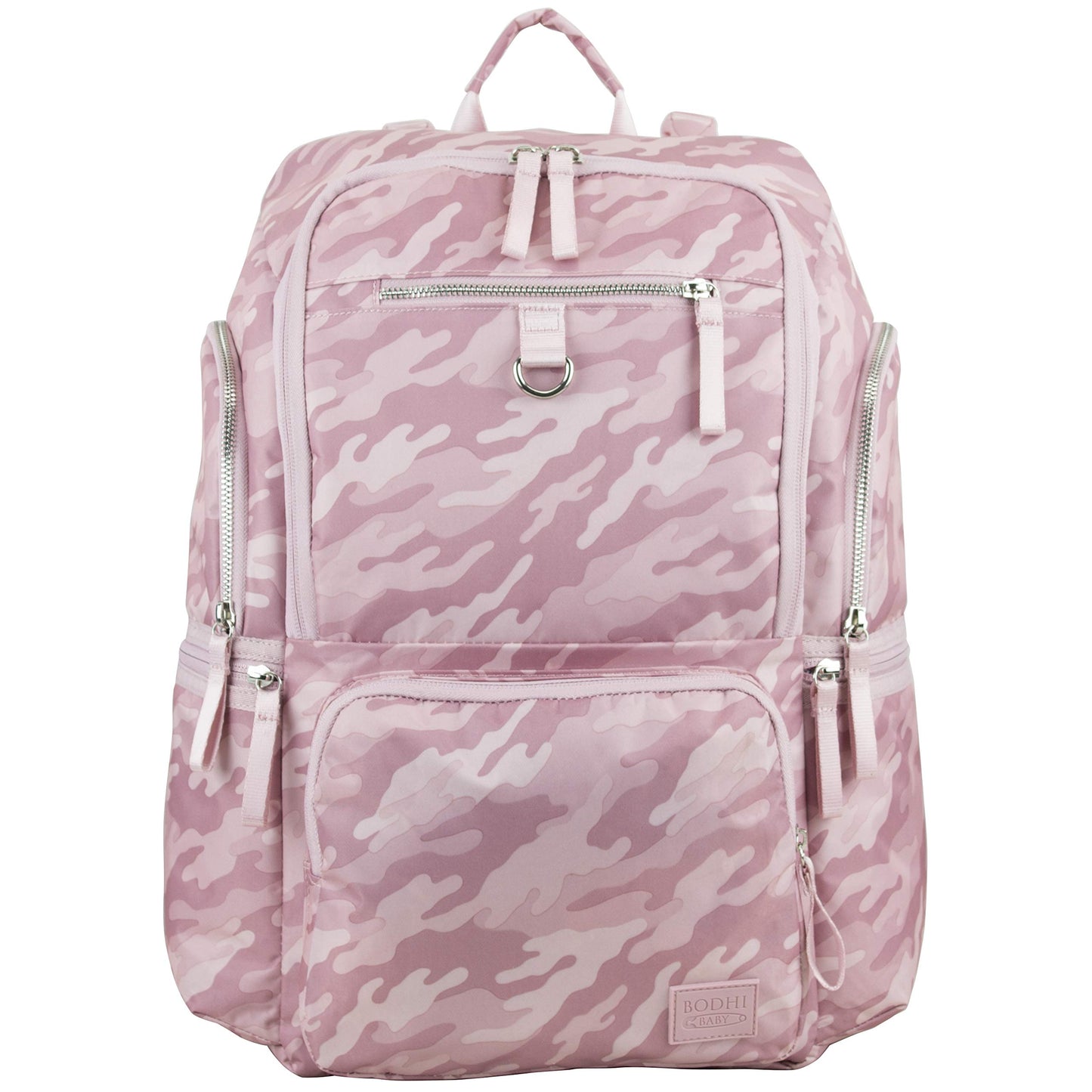BODHI Baby - Mochila de pañales multifunción con cambiador extraíble, unisex, para mamás y papás, Rosa Fluid Camo