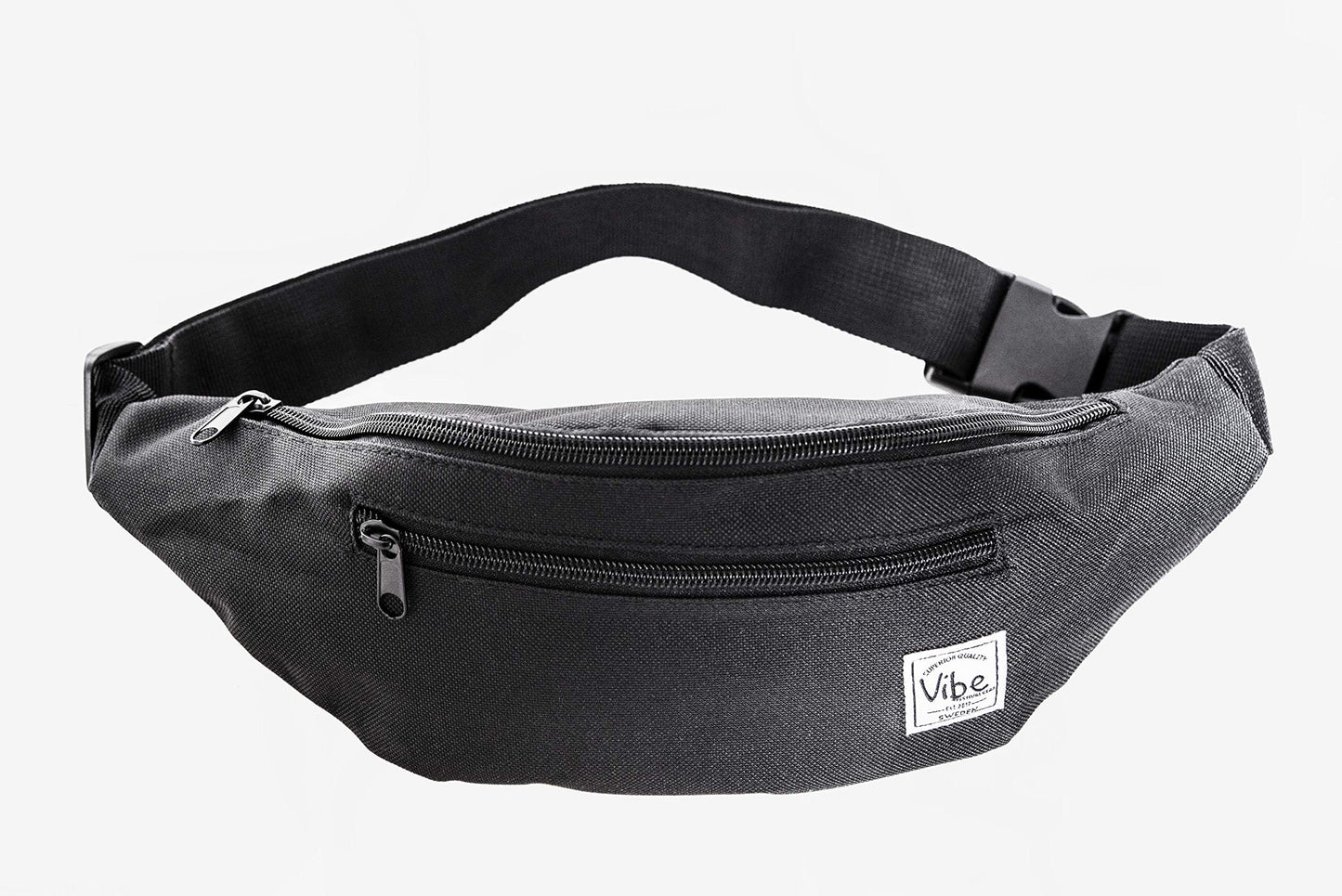 Riñonera Vibe Festival Gear Negra Holográfica para Hombres y Mujeres