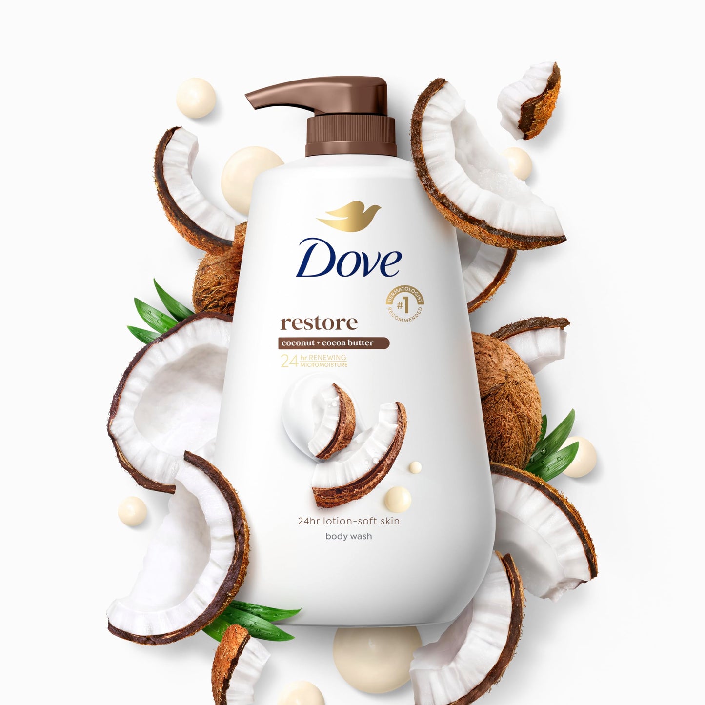 Dove Purely Pampering Body Wash Coconut Milk with Jasmine Petals 34 fl oz