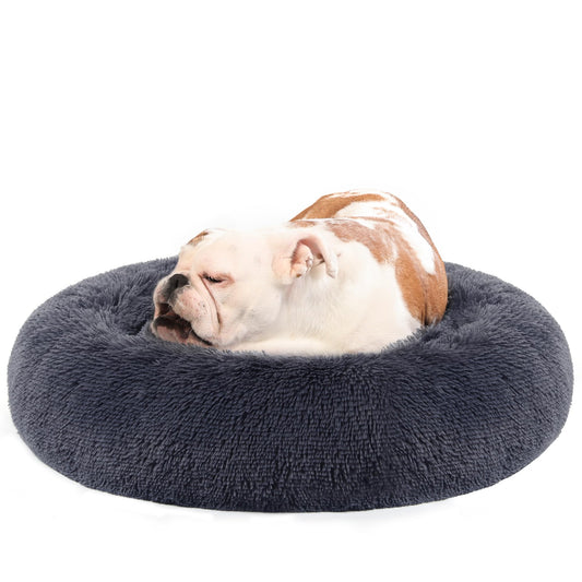 Cama de Perros Feandrea Gris Oscuro con Cojín Central Extraíble y Lavable