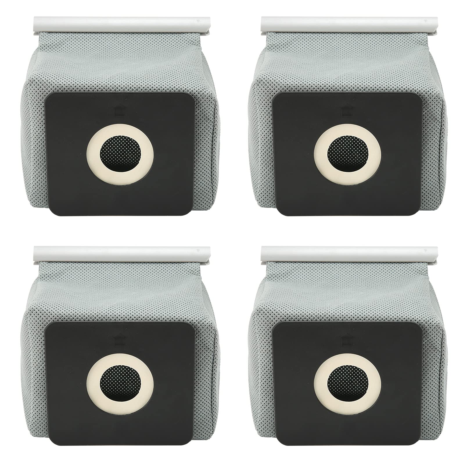 Bolsas de Polvo para Extractores, 4 Bolsas de Filtro Bolsa de Polvo de Tela No Tejida Bolsa de Basura Lavable para Ranura para Tarjeta de 10 X 11 Cm Accesorios para Aspiradoras Domésticas