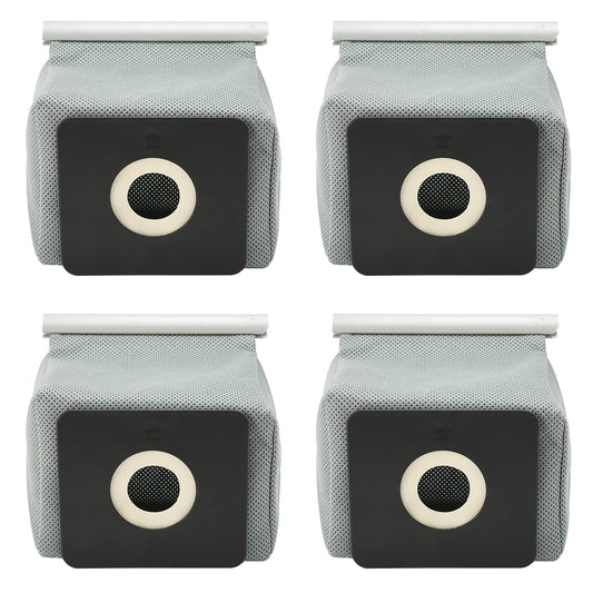 Bolsas de Polvo para Extractores, 4 Bolsas de Filtro Bolsa de Polvo de Tela No Tejida Bolsa de Basura Lavable para Ranura para Tarjeta de 10 X 11 Cm Accesorios para Aspiradoras Domésticas