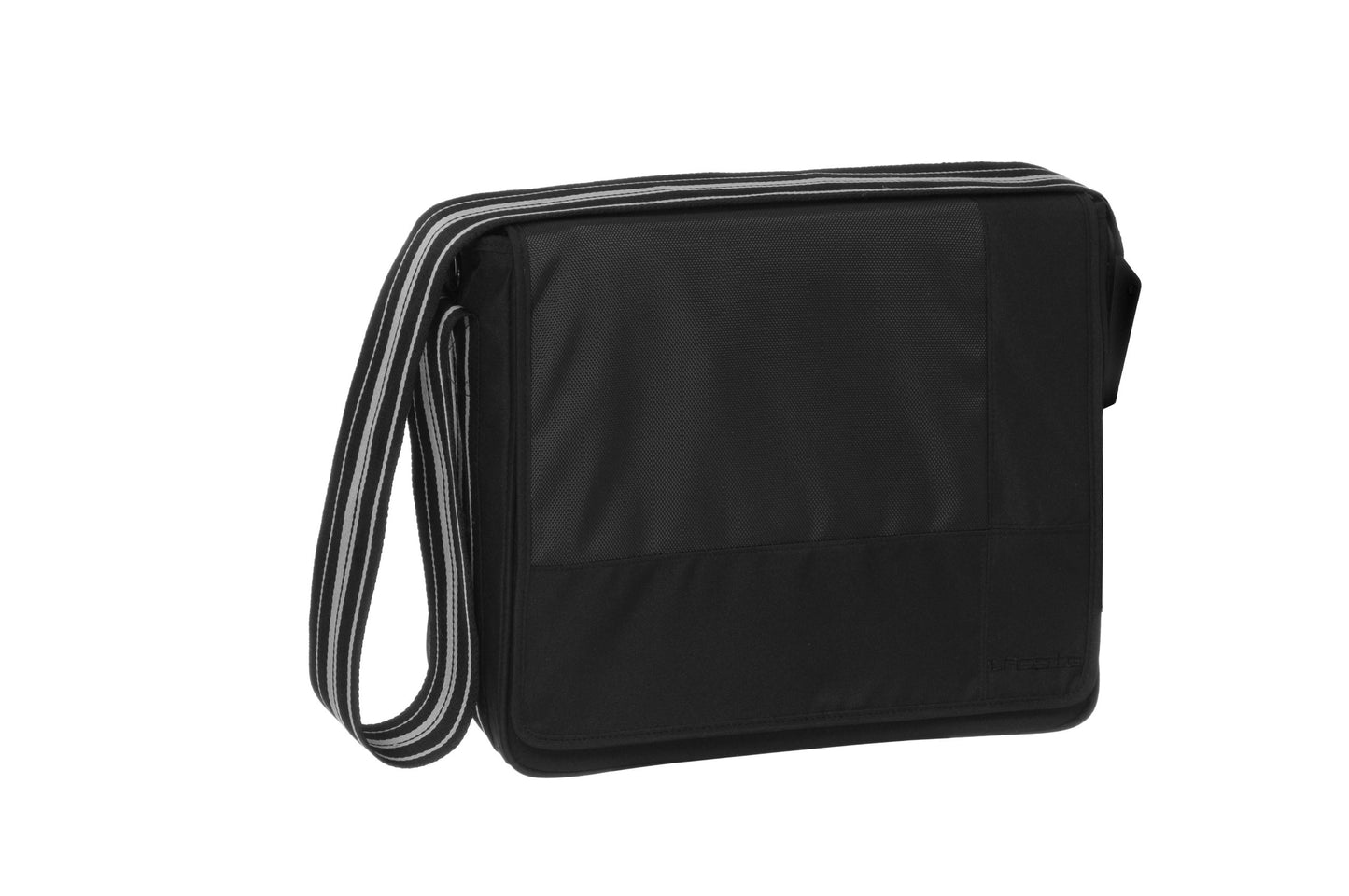 Lassig Messenger Diaper Bag, retazos negro (Patchwork Black), Una talla