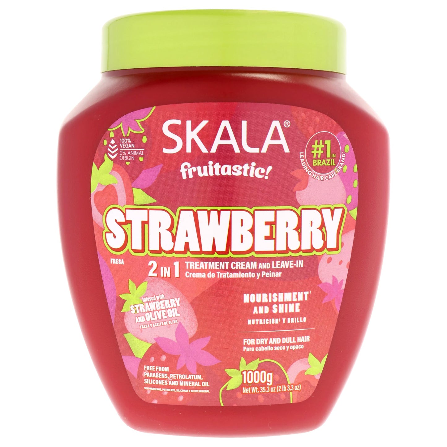 Skala Crema de Tratamiento Fresa Cabello Liso 1kg