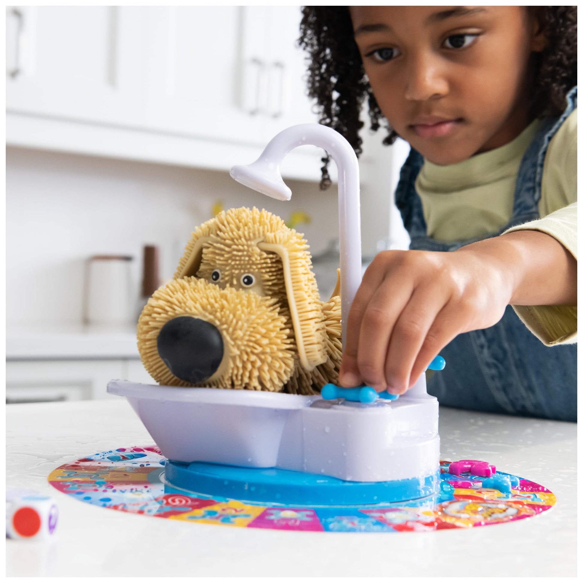 Baña a Doggy, El galardonado juego para niños de bañar, sacudir y duchar al perrito, Juego de mesa para niños para noches de juegos en familia, Juegos y juguetes para niños a partir de 4 años