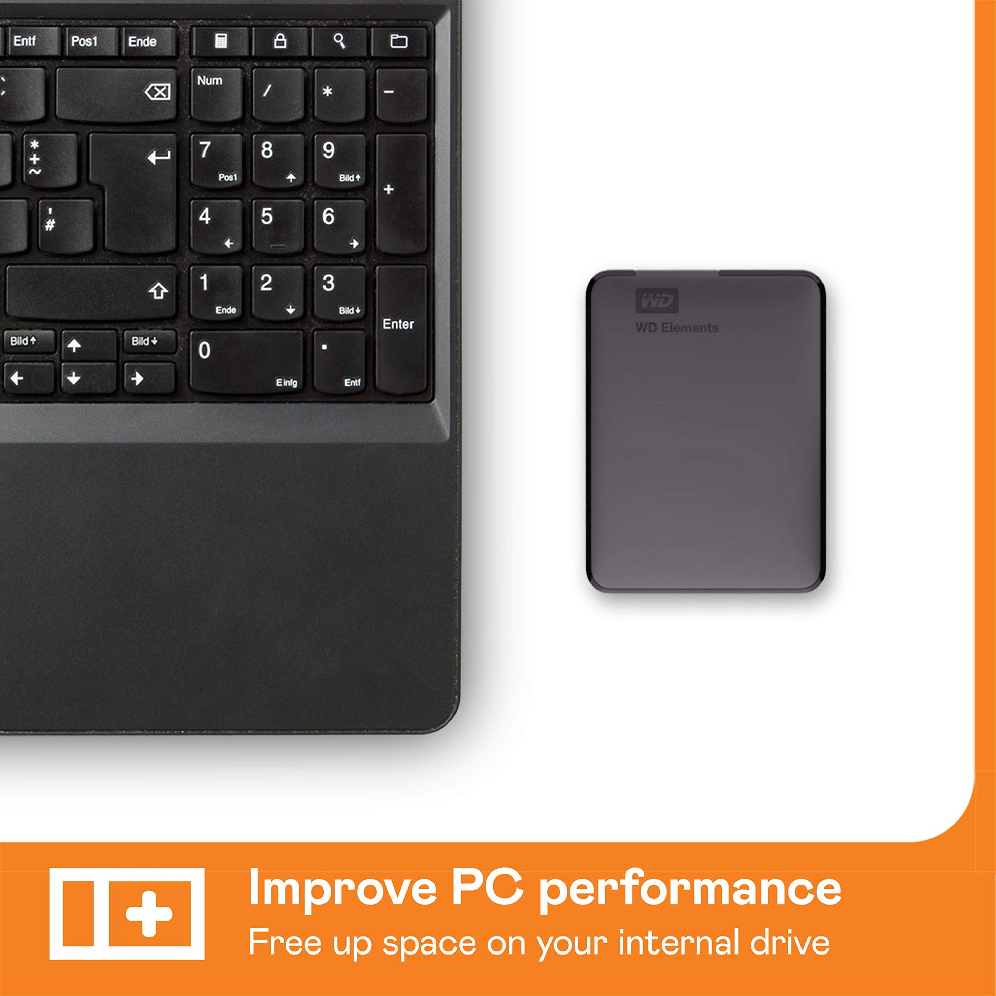 Disco Duro Externo Portátil Western Digital 4TB Negro USB 3.0