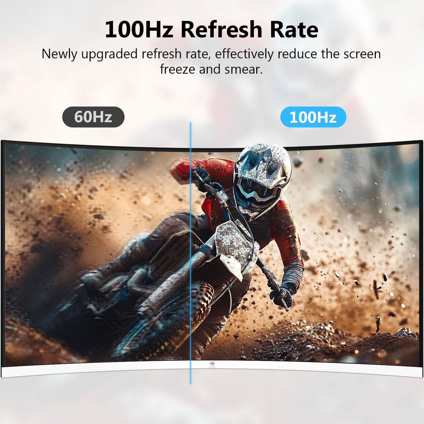 Monitor Curvo Z-EDGE Negro Mate Full HD 1080P 100Hz VA 27 Pulgadas
