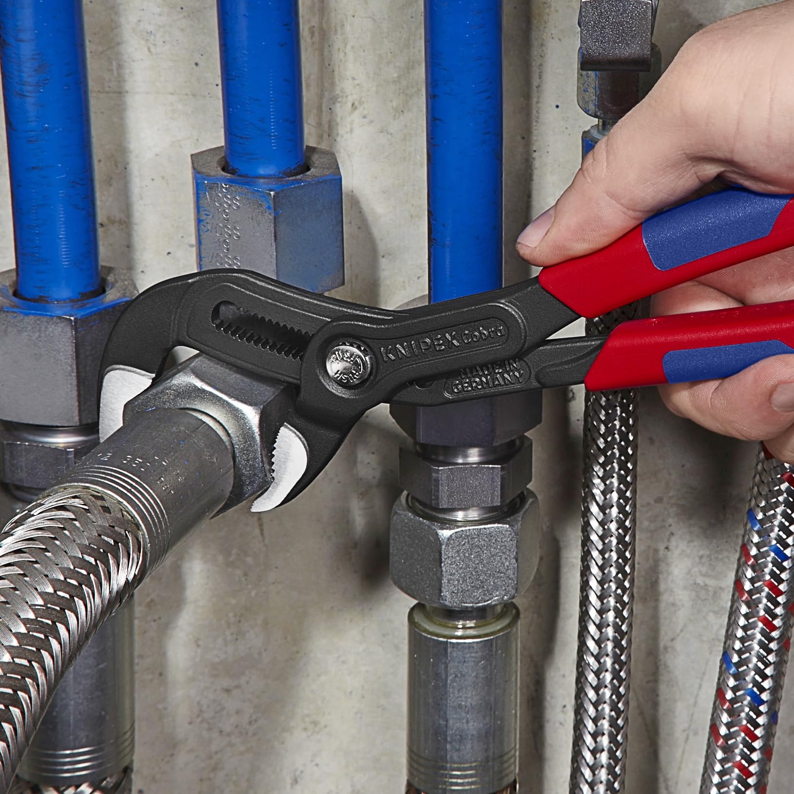 Knipex 8702250 25.4 cm Cobra alicates - agarre cómodo