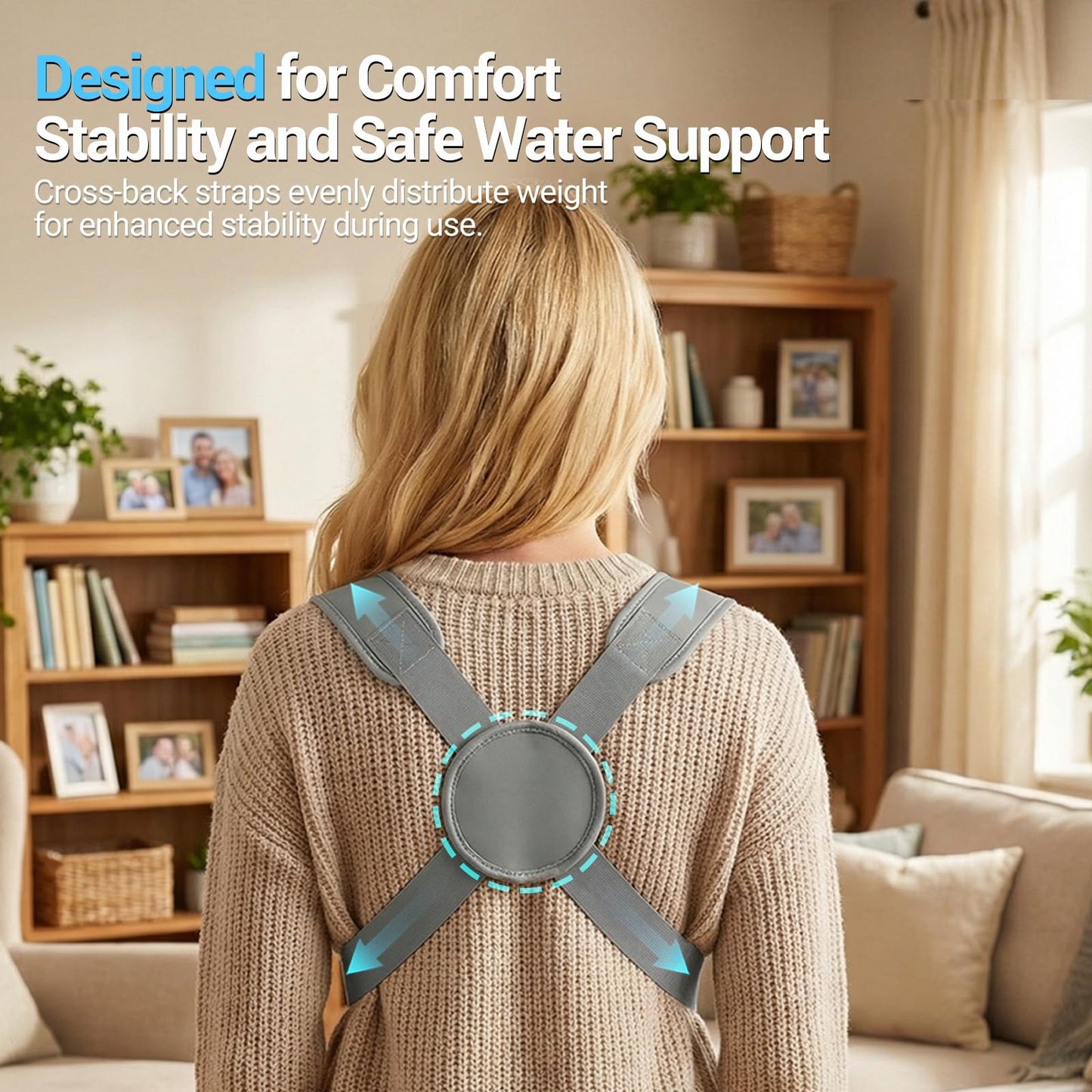 Portabebés de neopreno para bebés recién nacidos a niños, ergonómico e impermeable para el pecho con correas ajustables, transpirable y ligero, equipo de uso para verano, piscina, natación y playa