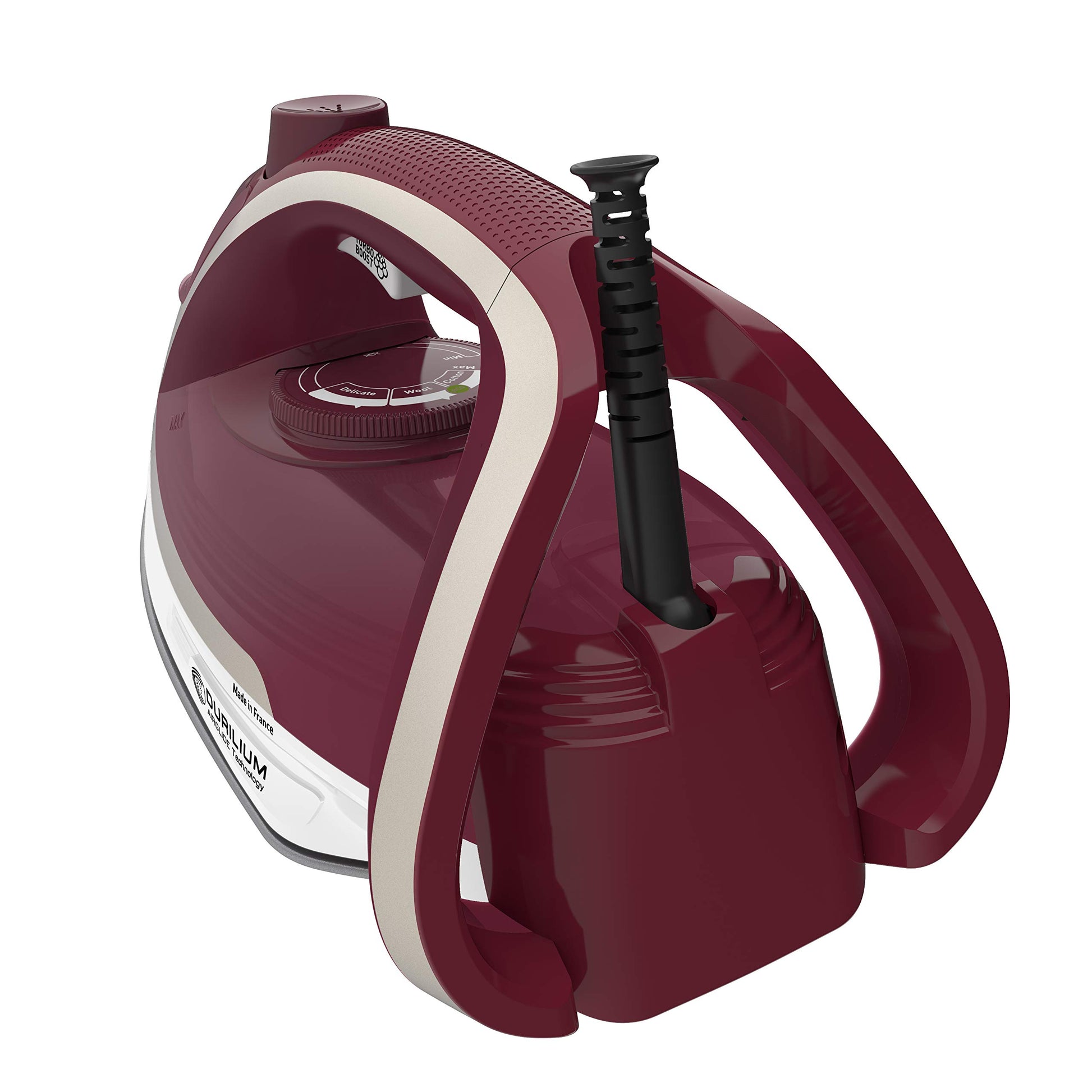 Plancha de Vapor Tefal Ultragliss Plus rojo blanco con Suela Resistente a Arañazos