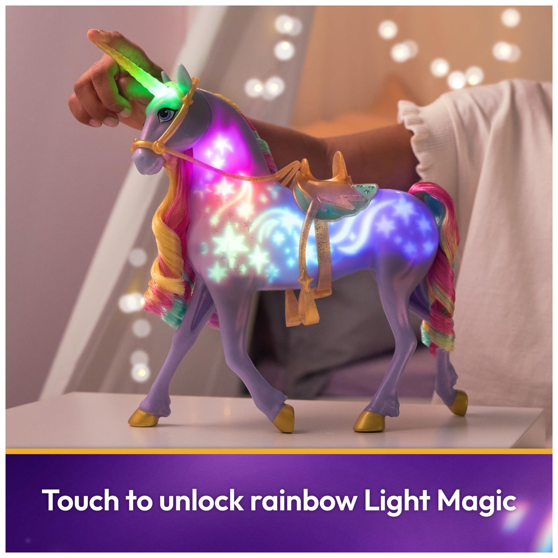 Juguete Unicornio Unicorn Academy Rainbow con Luces y Sonidos para Niñas