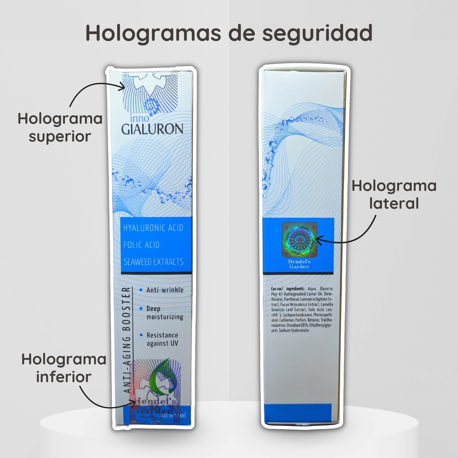 Inno Gialuron - Crema Antiarrugas Suero Antiedad Nutrición 100% Original De Rusia Mejor Que El Botox Aumenta La Llasticidad De La Piel Piel Joven Saludable Sin Inyecciones Y Operaciones Dolorosas