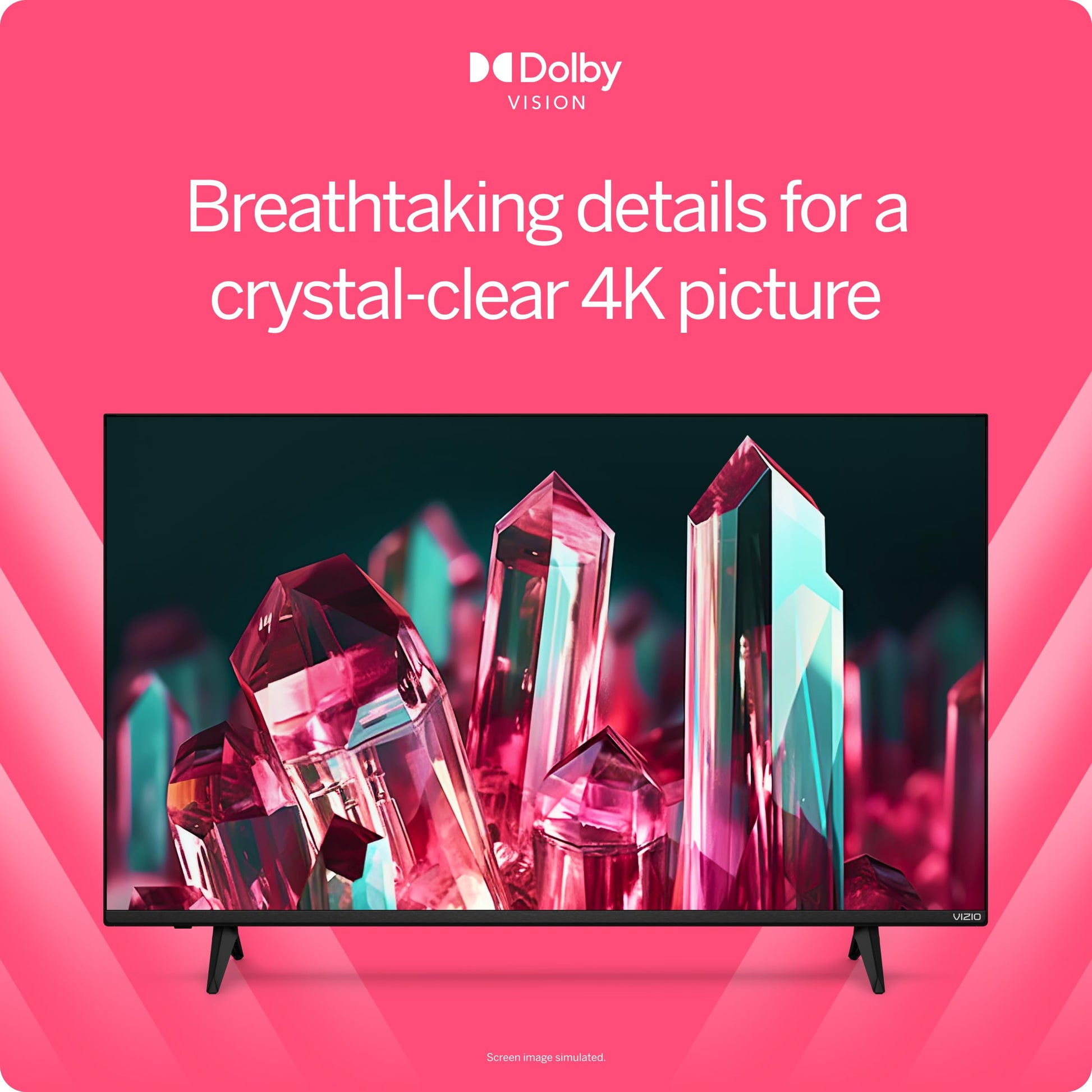 Smart TV LED 4K UHD Vizio 50 Pulgadas con Apple AirPlay y Chromecast Integrados en Negro, Modelo 2021