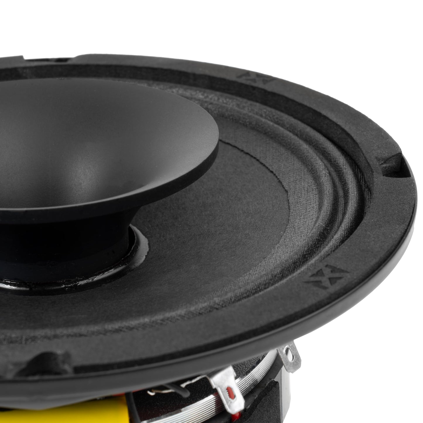 NVX® VPRO65HS - Altavoz de alta calidad de 6.5 pulgadas, 350 W máximo, 175 W RMS, 4 ohmios, bobina de voz de 1.5 pulgadas, audio profesional coaxial poco profundo con altavoz de agudos de bocina,