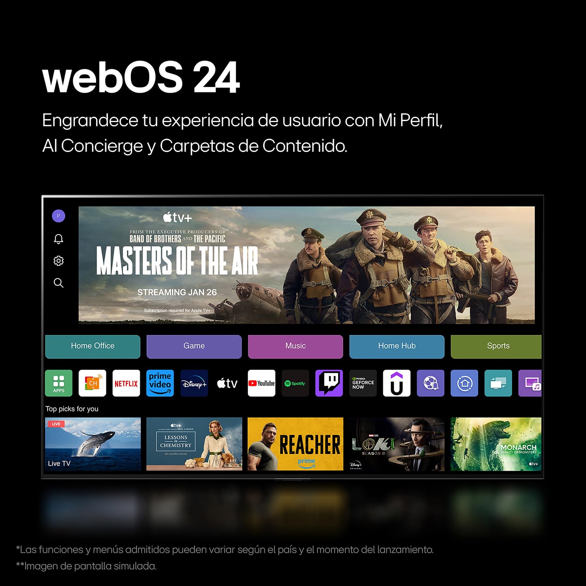 LG Pantalla UHD AI ThinQ 65 Pulgadas 4K Smart TV 2024 65UT8050PSA