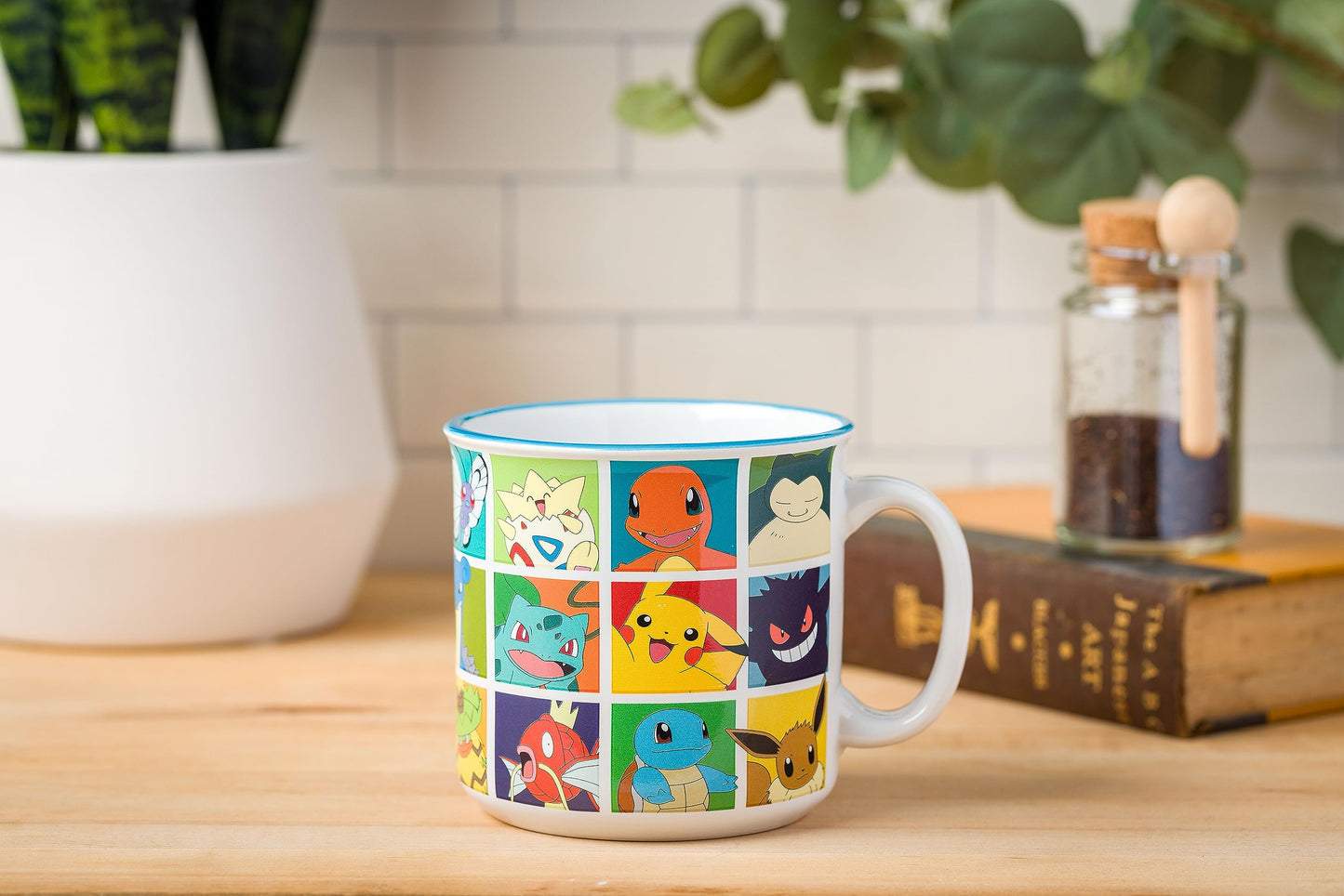 Taza de Cerámica Silver Buffalo Pokemon Pikachu Snorlax Charmander Squirtle y Más para Adultos