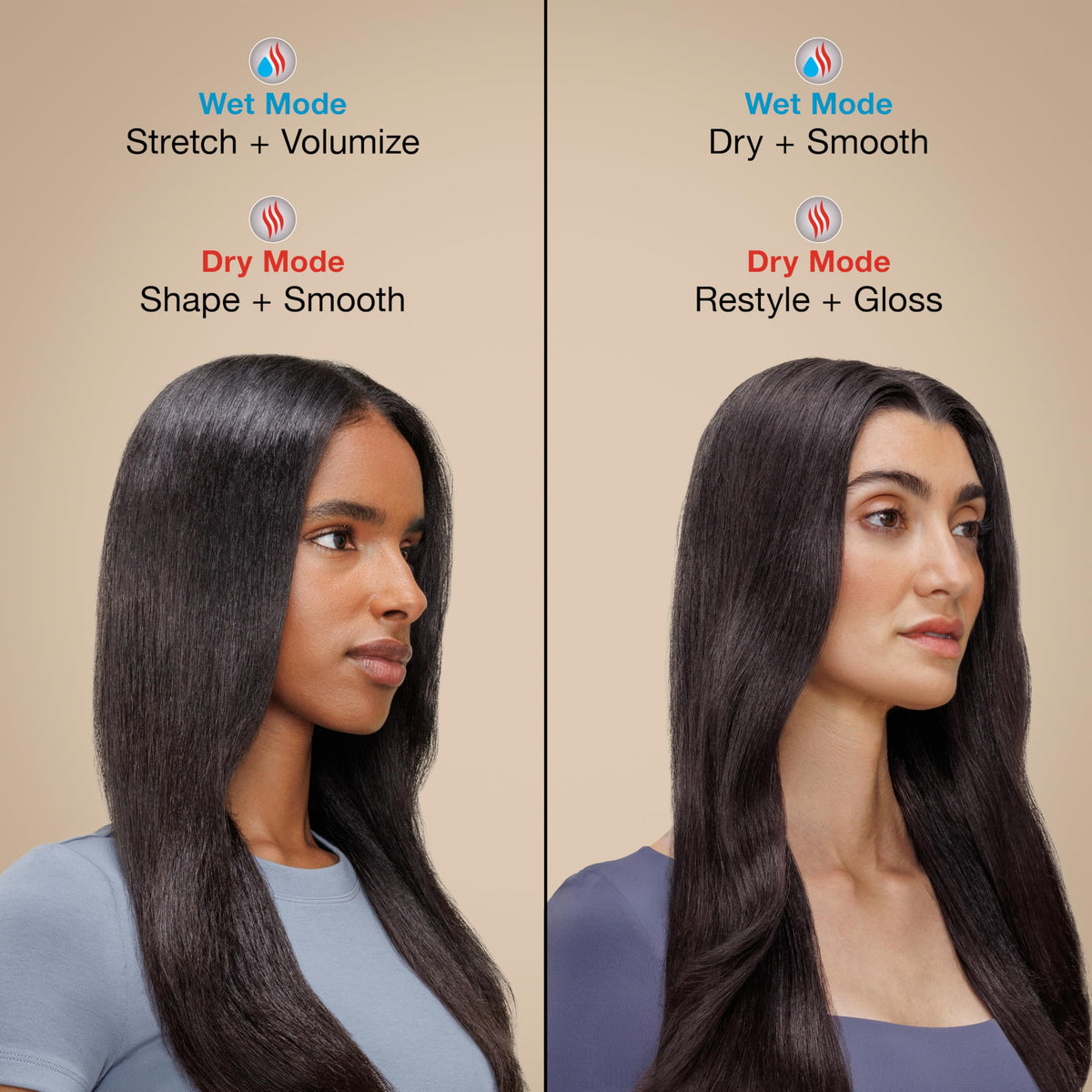 Herramienta Caliente 2 en 1 Shark Lichi para Bricolaje de Cabello Ultra Rápido y Brillante