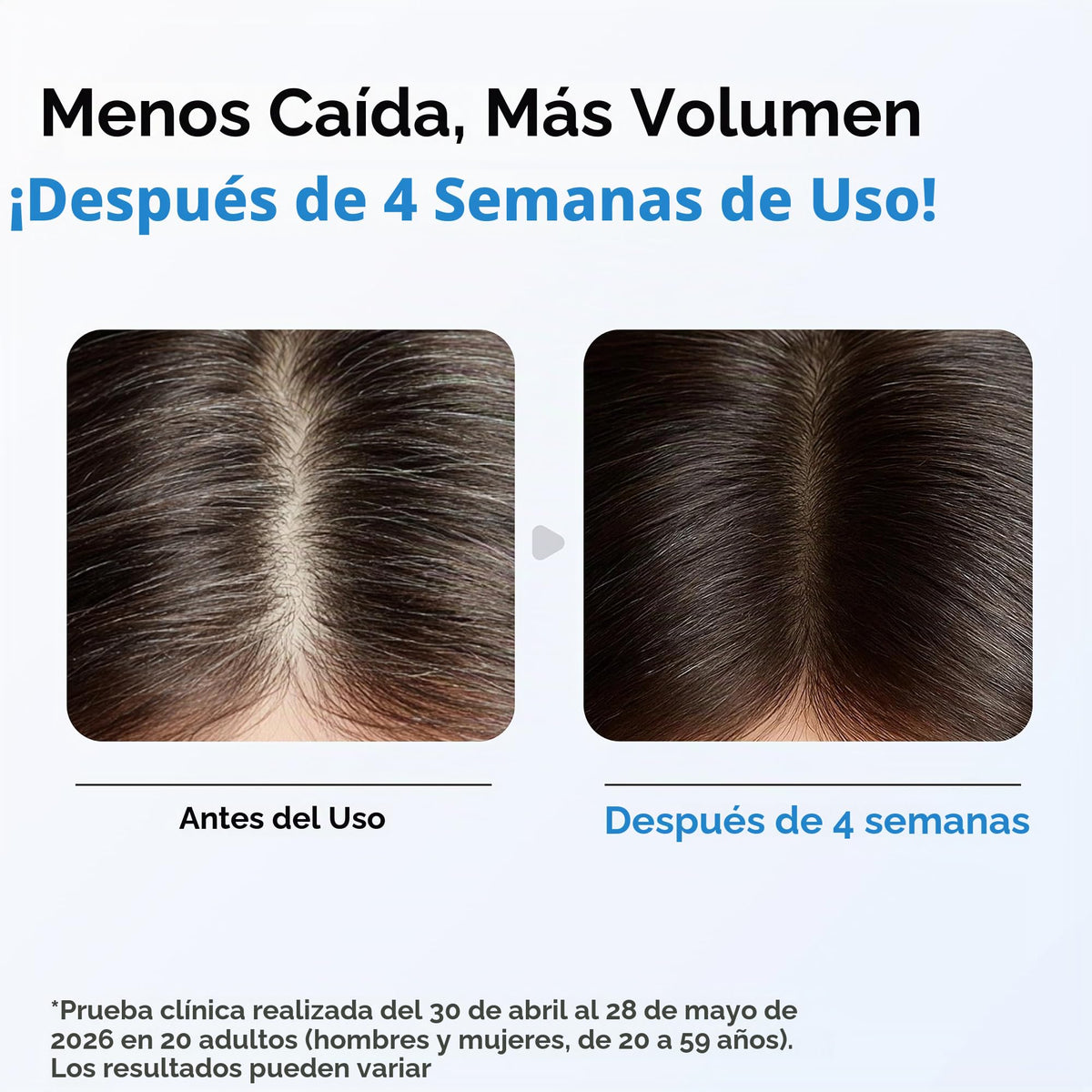 Sérum Capilar Seapuri Transparente con Ácido Salicílico para Crecimiento y Tratamiento Anticaída para Hombre y Mujer