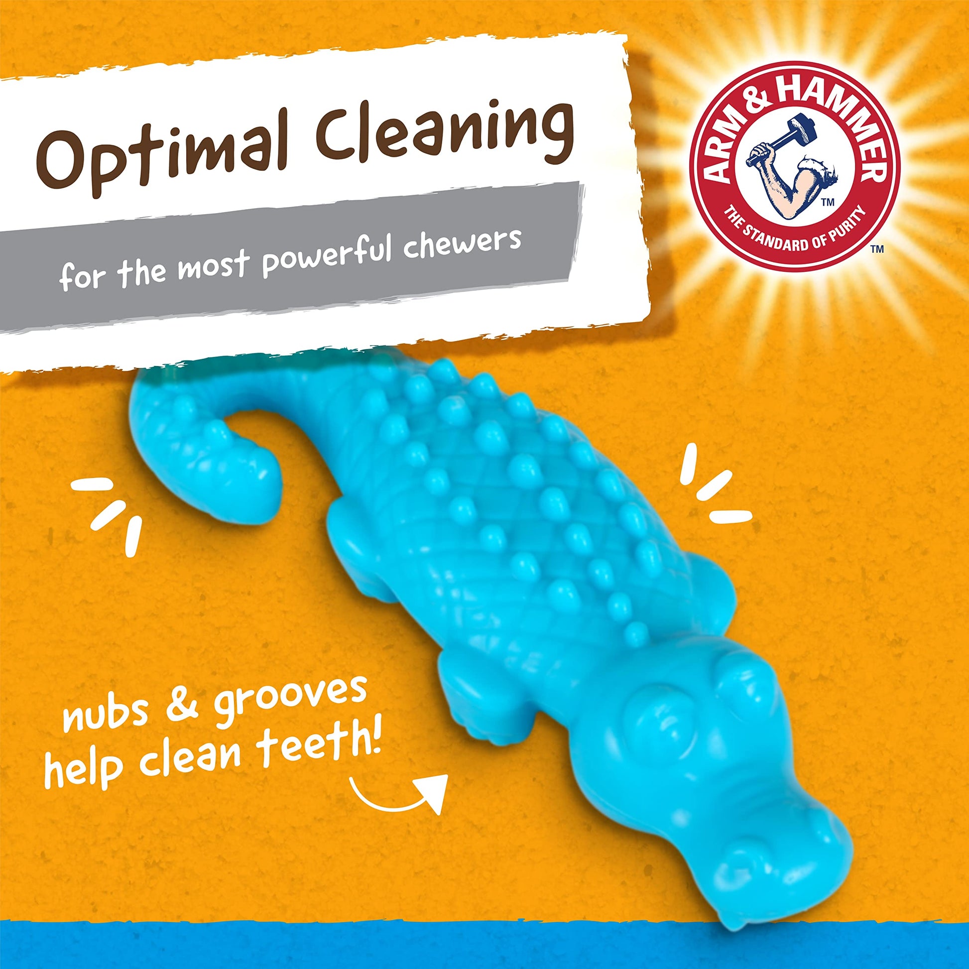 Arm & Hammer Juguete Dental para Perro Nubbies Cocodrilo