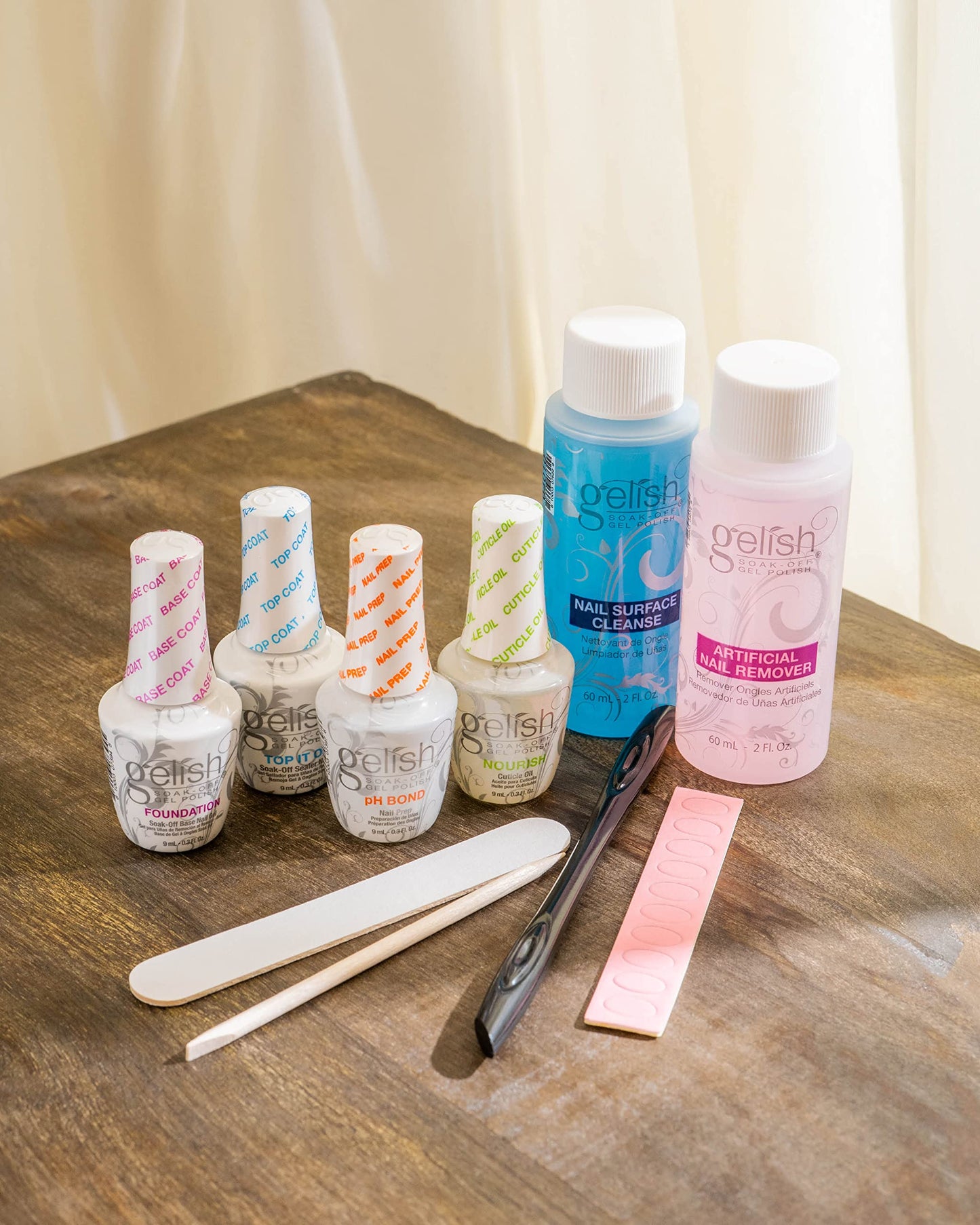 Gelish Mini Basix Gel Nail Polish Starter Kit