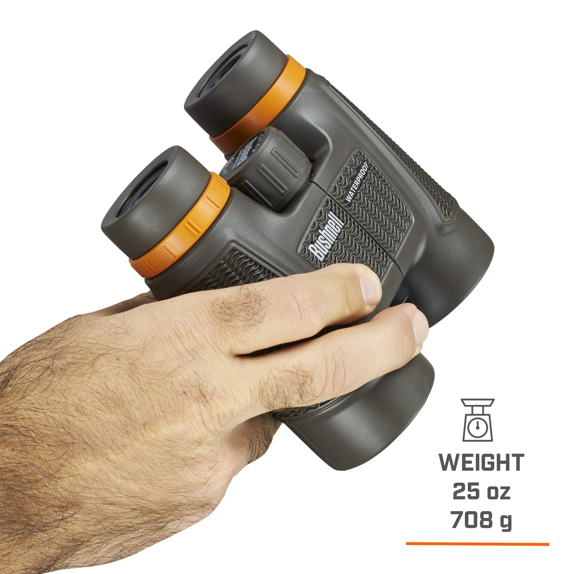 Bushnell H2O Xtreme 181042C - Binoculares compactos impermeables de 10 x 42 con lente totalmente multicapa para caza y navegación