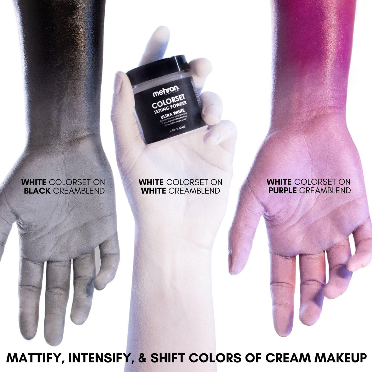 Mehron ultrafine setting powder with antiperspriant - ultra white