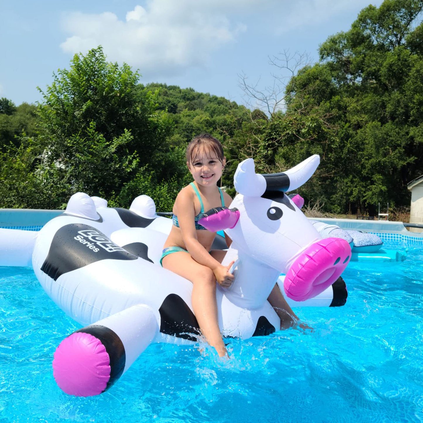 Flotador Inflable Swimline LOL Vaca para Piscina