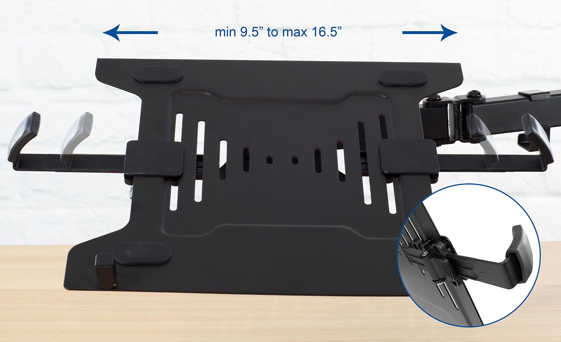 Soporte Articulado VIVO Negro para Monitor y Computadora Portátil con VESA Hasta 32 Pulgadas